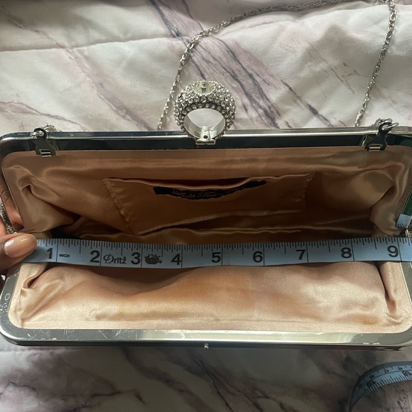 Lulu Townsend gold sparkly clutch - Picture 7 of 10